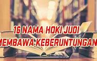 Nama Id Hoki Buat Judi